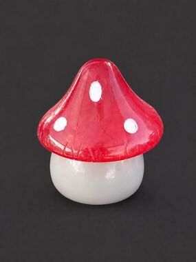 Handcrafted 2 Piece Mushroom Trinket Holder
